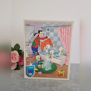 Rare Vintage‎ Walt Disney Donald Duck Bathtime Puzzle 160pcs, 1980s, Complete
